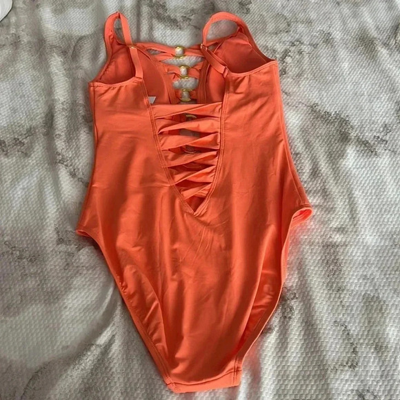 Bleu Rod Beattie Plunging Ring One-Piece Swimsuit - Picture 5 of 12